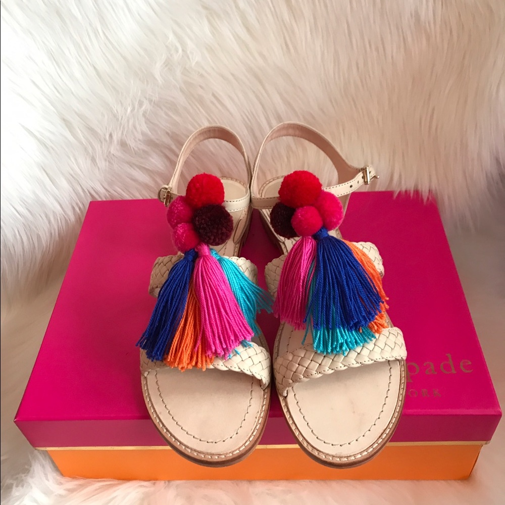 Kate spade sunset tassel sandals